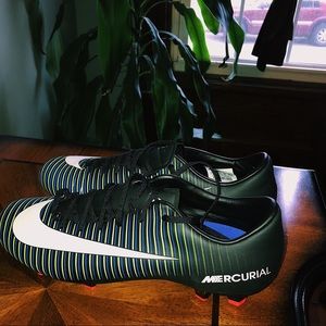 Mercurial Vapor Xi Fg Black White-Electric Green